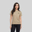 CALIPSO T-SHIRT WOMEN CAMEL - Monastery