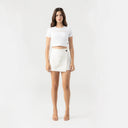 KAIA CROP TOP WOMEN WHITE