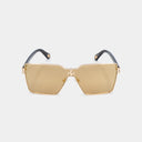 MSS2406-C11-134 ALDA SUNGLASSES WOMEN SHINY GOLD DEMI BROWN WITH GOLD MIRROW