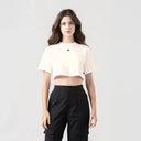 NAIA CROP TOP WOMEN WHITECAP GRAY