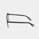 MSS2406-C1-134 ALDA SUNGLASSES  SATIN BLACK MATTE BLACK GREY WITH GOLD MIRROW