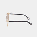 MSS2406-C11-134 ALDA SUNGLASSES WOMEN SHINY GOLD DEMI BROWN WITH GOLD MIRROW