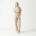 ALEXIA CROP TOP WOMEN IRISH CREAM
