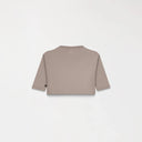 AMAL CROP TOP WOMEN TAUPE GRAY