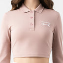 APRILE CROP TOP POLO WOMEN WOODROSE
