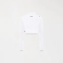 APRILE CROP TOP WOMEN WHITE