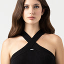 BLAIR KNITTED TOP WOMEN BLACK