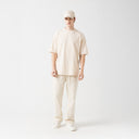 CALDWELL T-SHIRT OVERSIZED MEN SAND DOLLAR