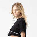 CHARLOTTE CROP TOP WOMEN BLACK