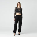 CHAVAN TOP WOMEN BLACK