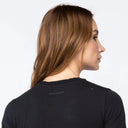 DROSKYN T-SHIRT WOMEN BLACK - Monastery
