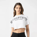 DUSTY CROP TOP WOMEN WHITE