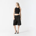 FAIRY KNITTED CROP TOP WOMEN BLACK