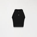 FAIRY KNITTED CROP TOP WOMEN BLACK