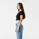 GODIVA CROP TOP WOMEN BLACK