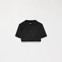 HAZEL CROP TOP WOMEN BLACK