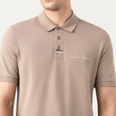 AKHAL POLO MEN TAUPE GRAY