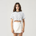 BRITANIA CROP TOP WOMEN WHITE
