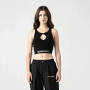 CLAIRE KNITTED TOP WOMEN BLACK