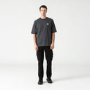 CARLIER T-SHIRT OVERSIZED MEN BLACK OYSTER