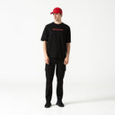 VALENCIA RED T-SHIRT MEN BLACK