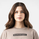 LEIRE CROP TOP WOMEN TAUPE GRAY