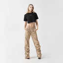 MED CROP TOP WOMEN BLACK
