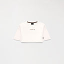 MED CROP TOP WOMEN WHITE ASPARAGUS