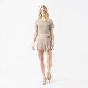 MELINA T-SHIRT WOMEN TAUPE GRAY