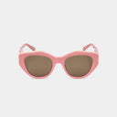 MSS2402-C8-53 MAIA SUNGLASSES WOMEN ROSE SHINY GOLD SOLID BROWN