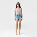 QYLLA T-SHIRT WOMEN WOODROSE