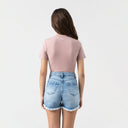 QYLLA T-SHIRT WOMEN WOODROSE