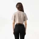 ROISIN CROP TOP WOMEN TAUPE GRAY