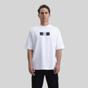 SAICLOP T-SHIRT OVERSIZE WHITE - Monastery
