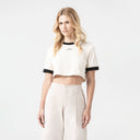 SENN CROP TOP WOMEN WHITECAP GRAY