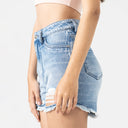 SIREN SHORT WOMEN BLUE DENIM