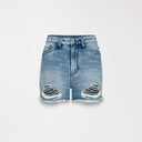 SIREN SHORT WOMEN BLUE DENIM