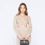 SOSIE KNITTED SKIRT WOMEN WARM TAUPE