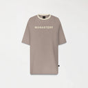 WARMBLOOD T-SHIRT OVERSIZED MEN TAUPE GRAY