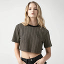 ALEXIA CROP TOP WOMEN BLACK - Monastery | Tienda Oficial Colombia