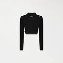 APRILE CROP TOP WOMEN BLACK - Monastery | Tienda Oficial Colombia