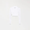 APRILE CROP TOP WOMEN WHITE - Monastery | Tienda Oficial Colombia