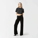 ASH CROP TOP WOMEN BLACK - Monastery | Tienda Oficial Colombia