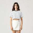 BRITANIA CROP TOP WOMEN WHITE - Monastery | Tienda Oficial Colombia