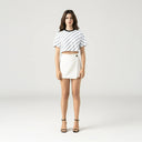 BRITANIA CROP TOP WOMEN WHITE - Monastery | Tienda Oficial Colombia