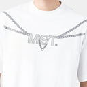 CHAINS T - SHIRT OVERSIZED MEN WHITE - Monastery | Tienda Oficial Colombia