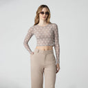 CHAVAN TOP WOMEN SIMPLY TAUPE - Monastery | Tienda Oficial Colombia