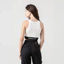 CLAIRE KNITTED TOP WOMEN WHITE - Monastery | Tienda Oficial Colombia