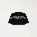 DUSTY CROP TOP WOMEN BLACK - Monastery | Tienda Oficial Colombia