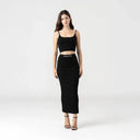 GABBY SKIRT WOMEN BLACK - Monastery | Tienda Oficial Colombia